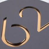 Personalised Vertical Floating House Address Sign Plaque